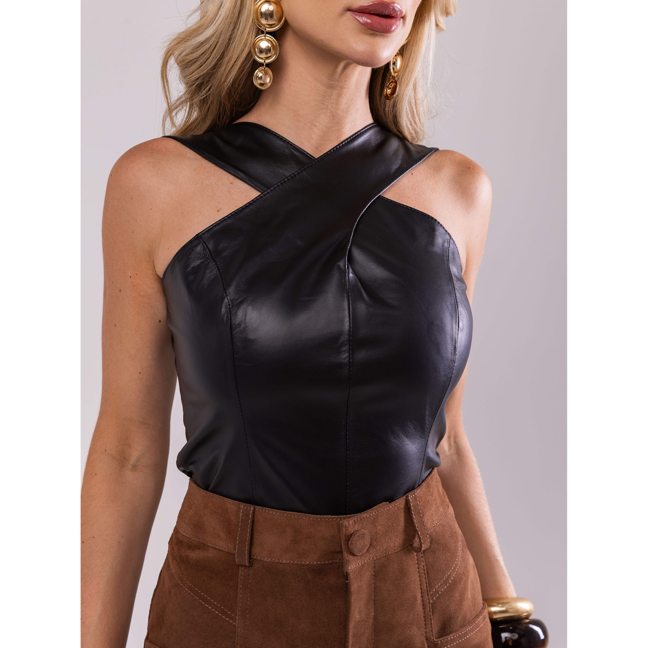 Blusa transpasse