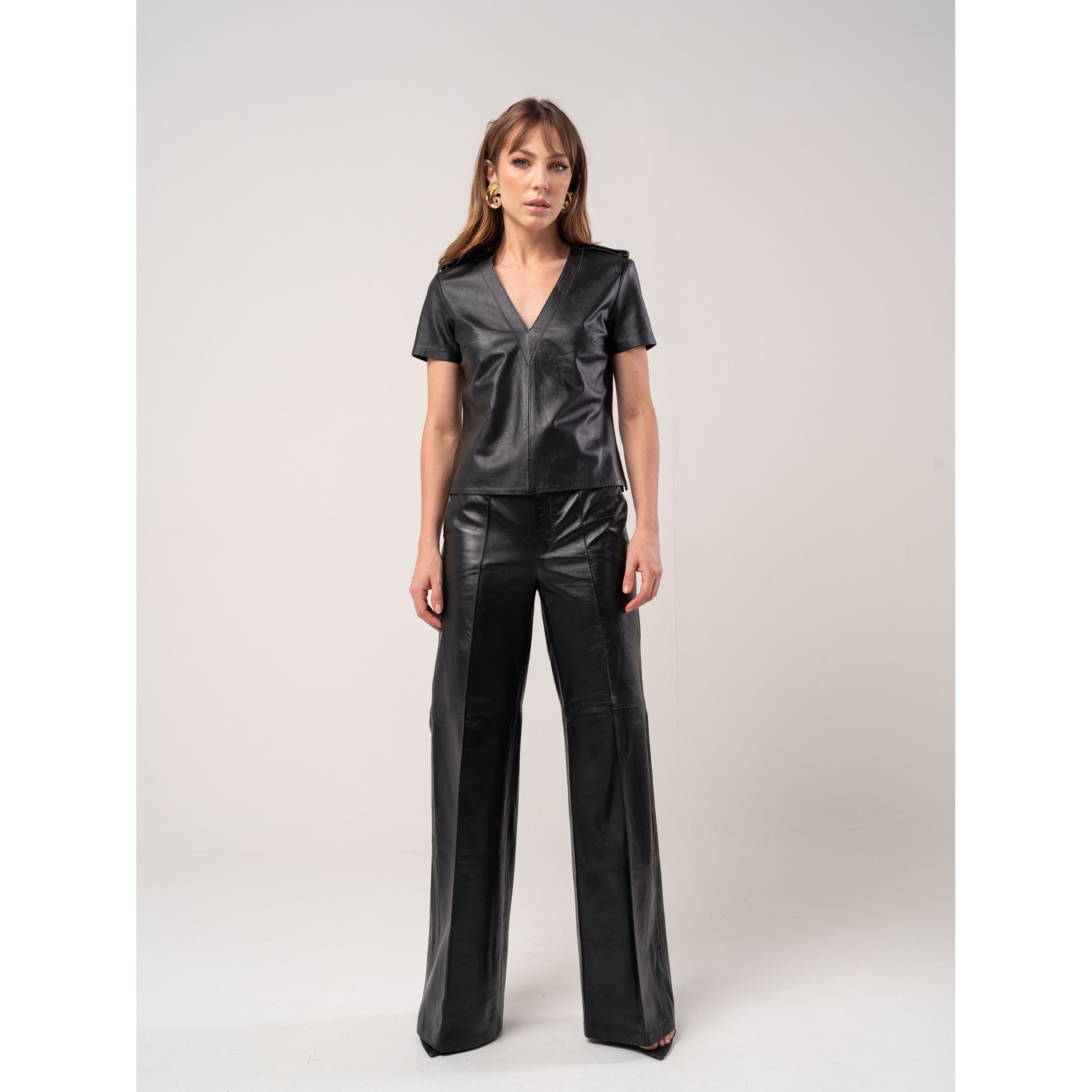 Calça Pantalona Friso 