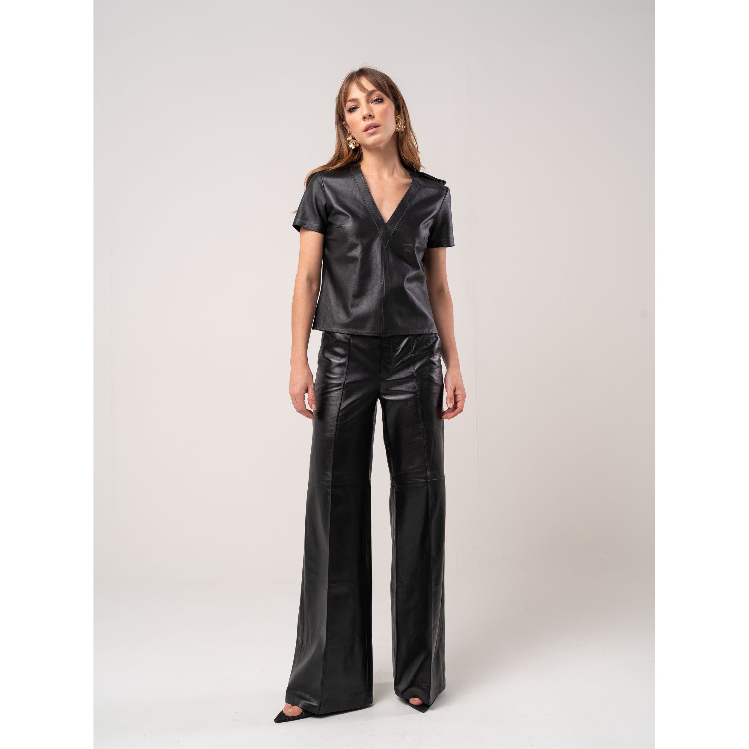 Calça Pantalona Friso 