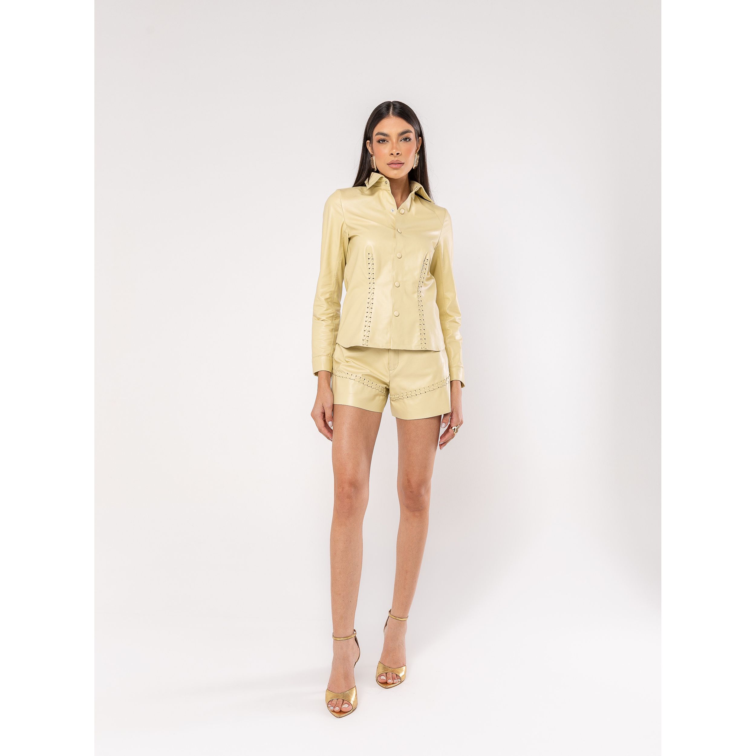 Camisa Slim Trançada