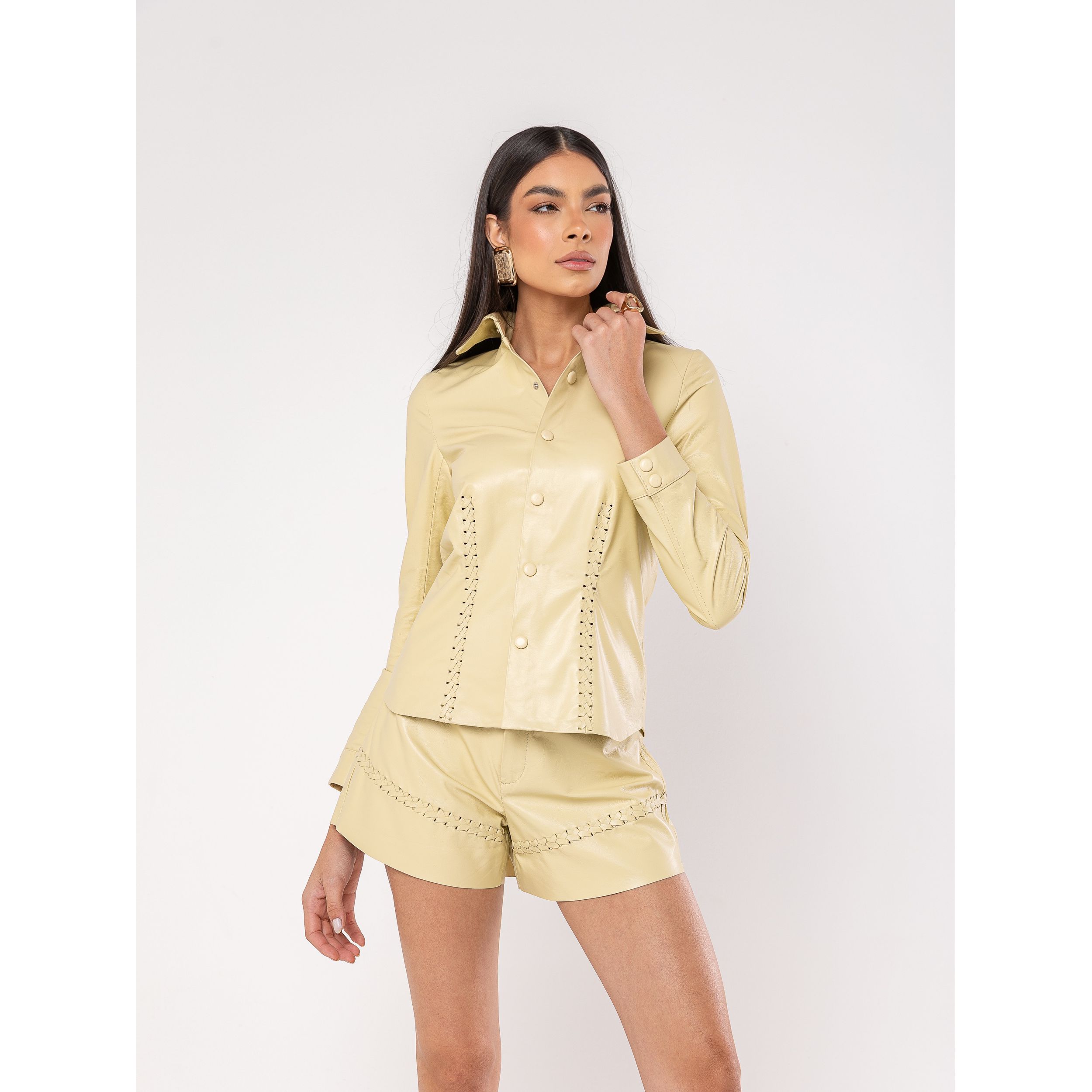 Shorts 5 Pockets Trançado