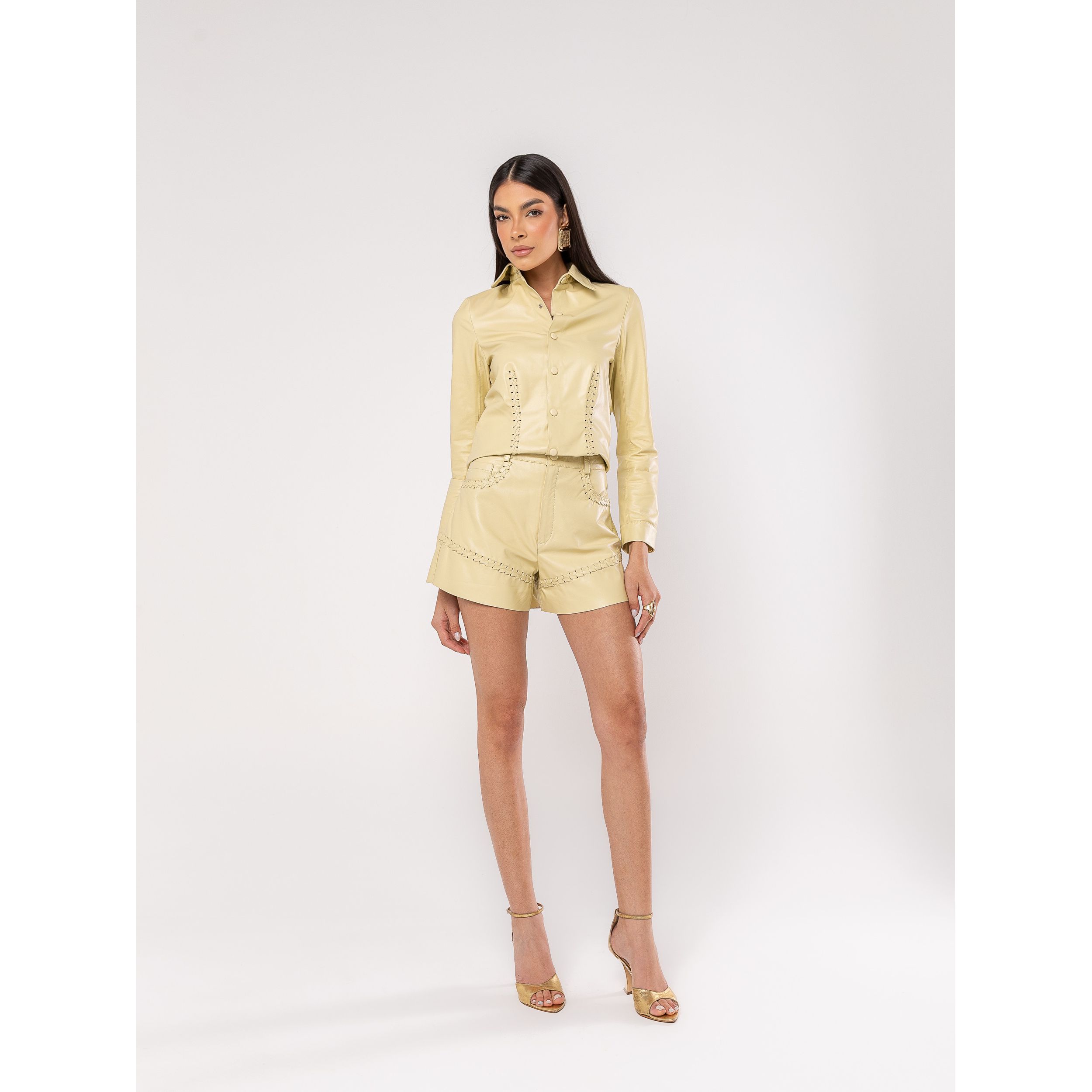 Shorts 5 Pockets Trançado