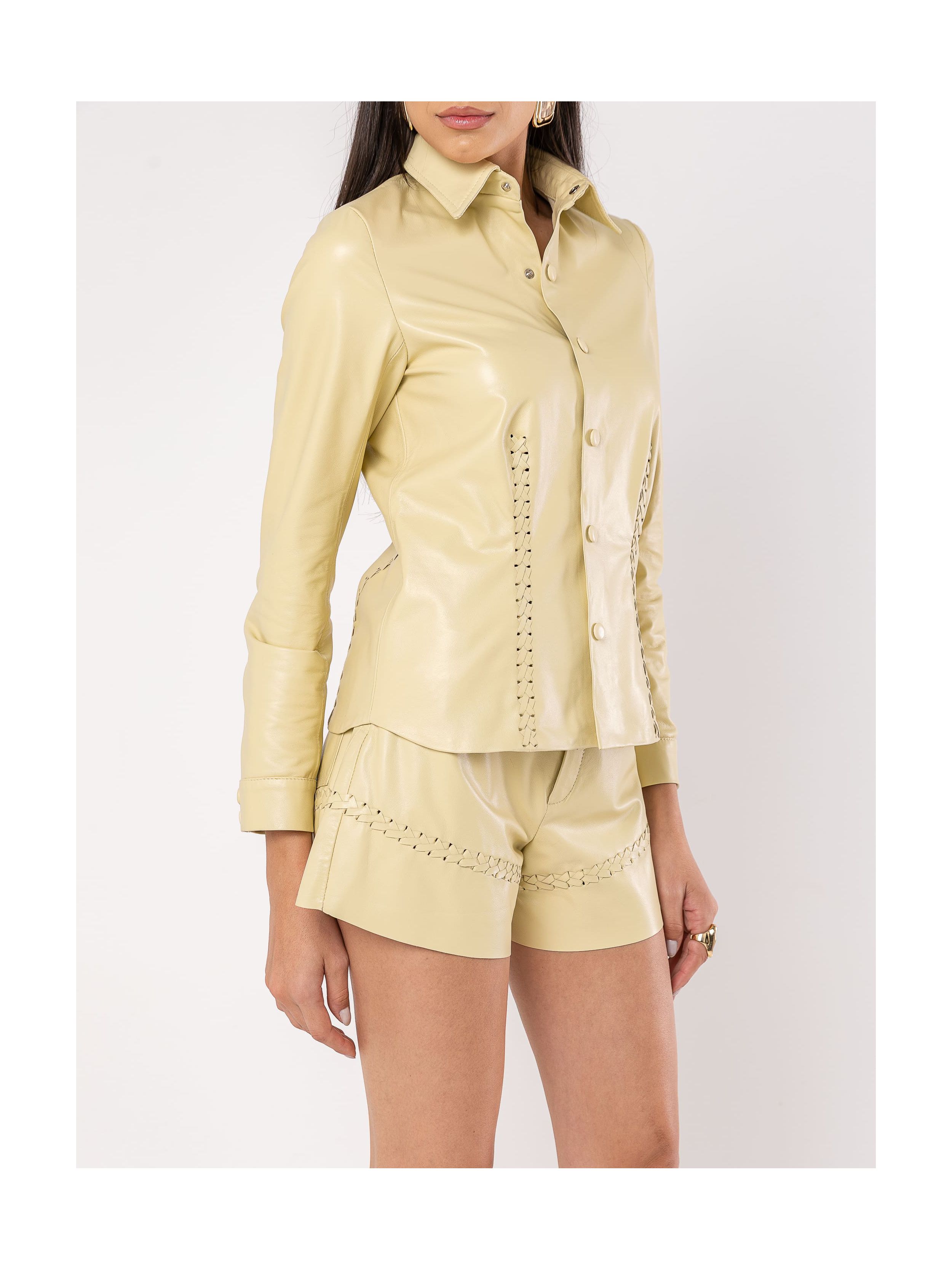 Camisa Slim Trançada - NUAH COUROS