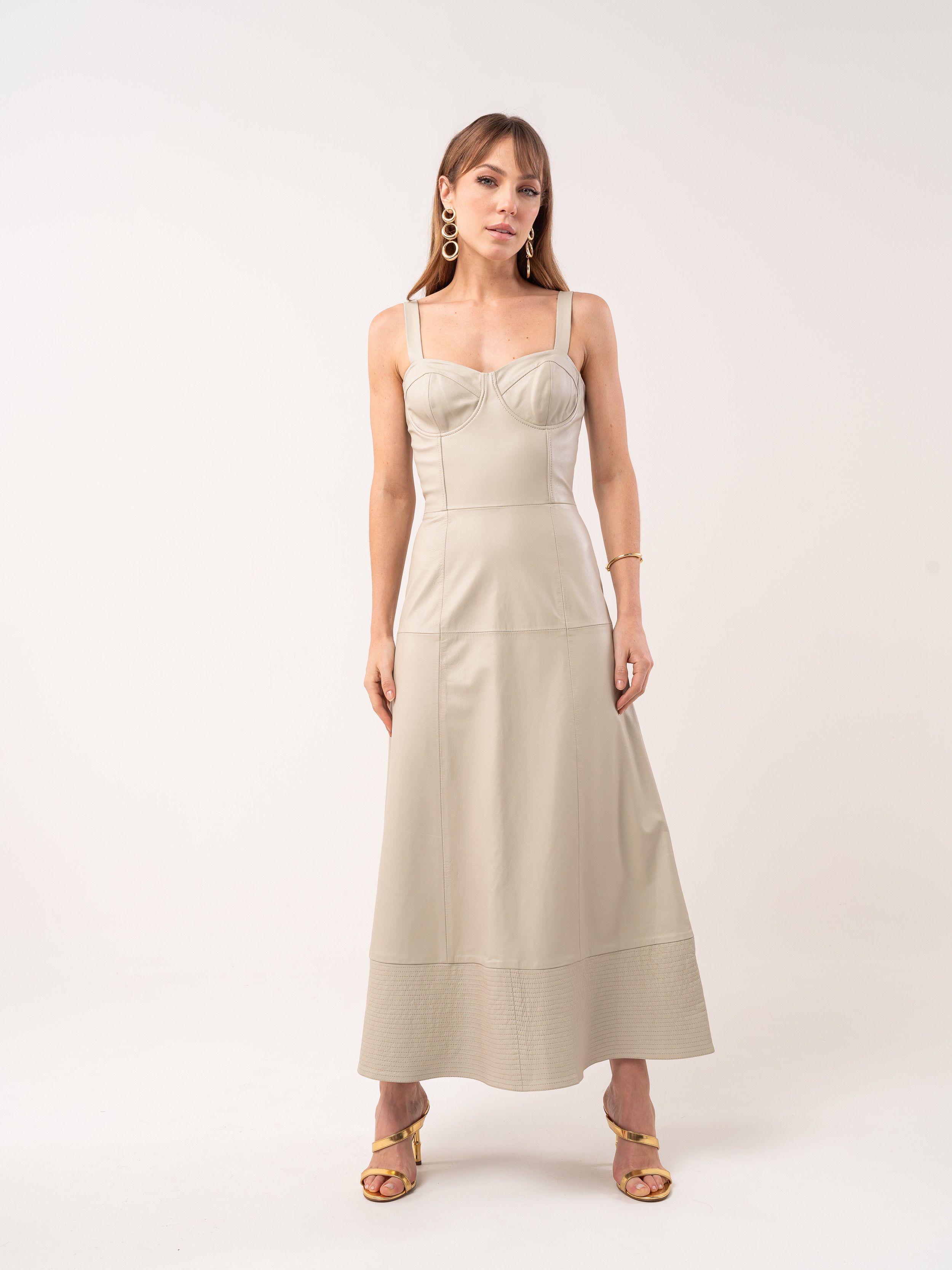 Vestido YL Matelassê Barra - NUAH COUROS