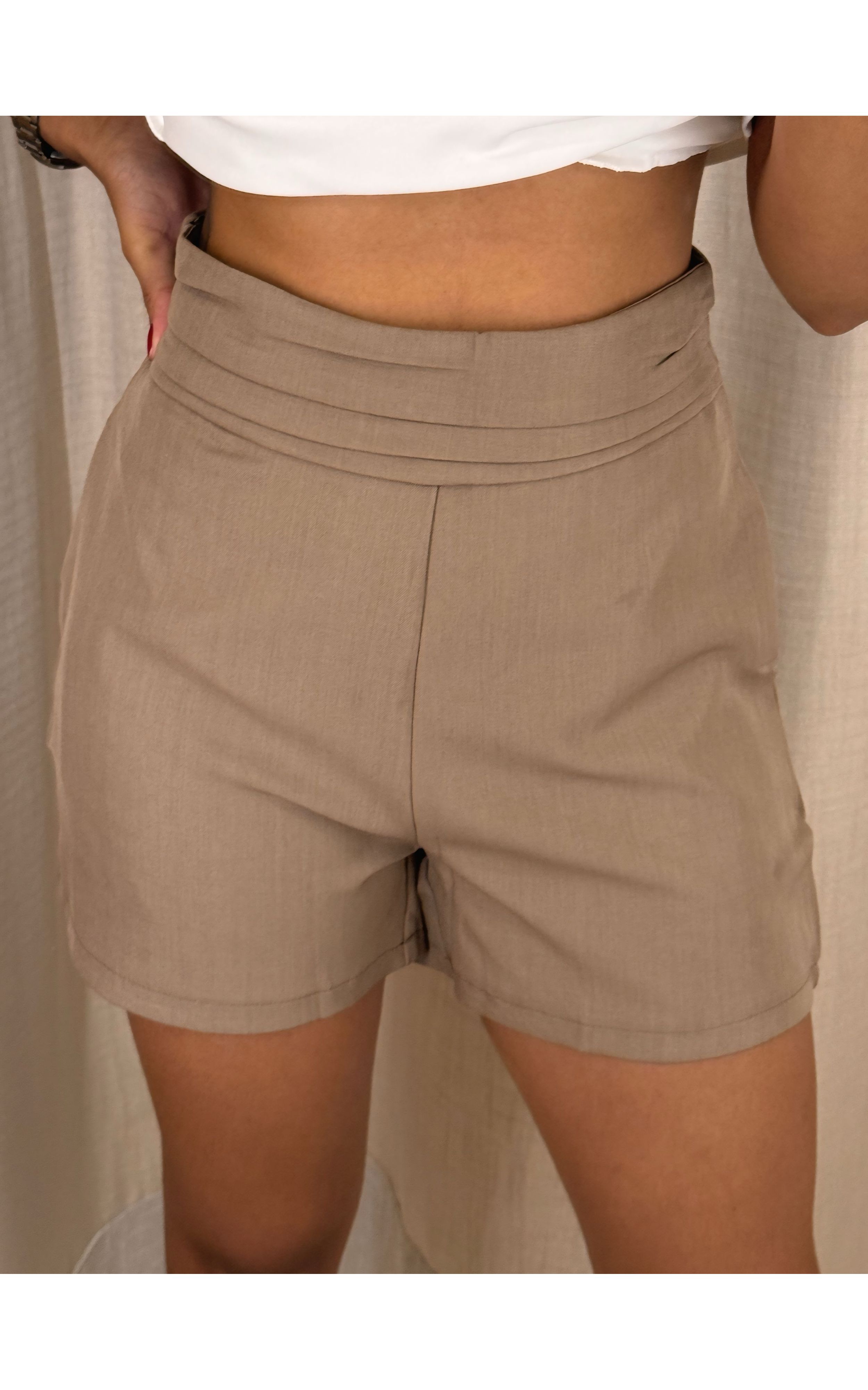 SHORT SOCIAL 165 LAI MODAS CAQUI - GIOVANA MODAS