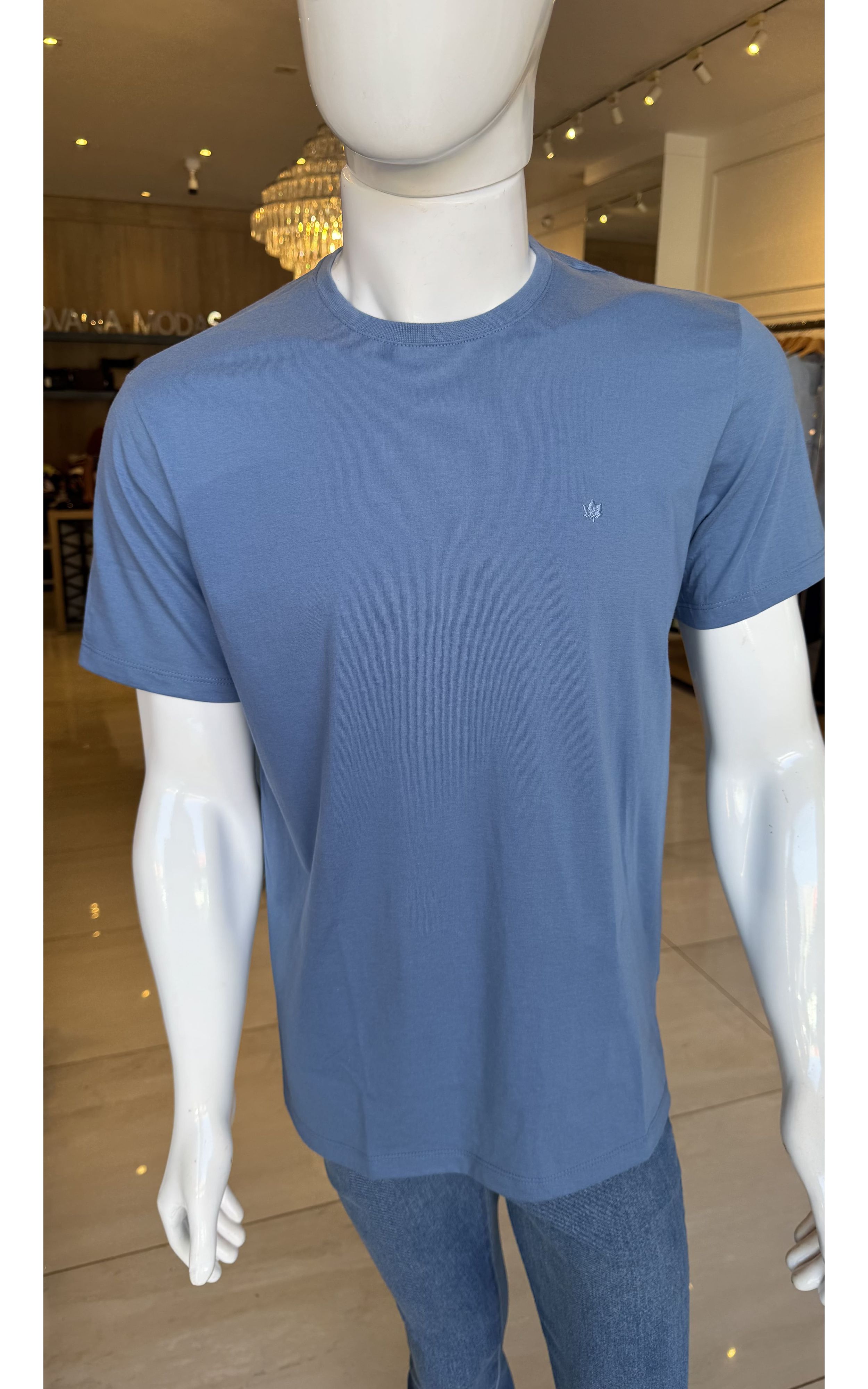 T- SHIRT SE0301360 SEEDER AZUL OCEANO - GIOVANA MODAS