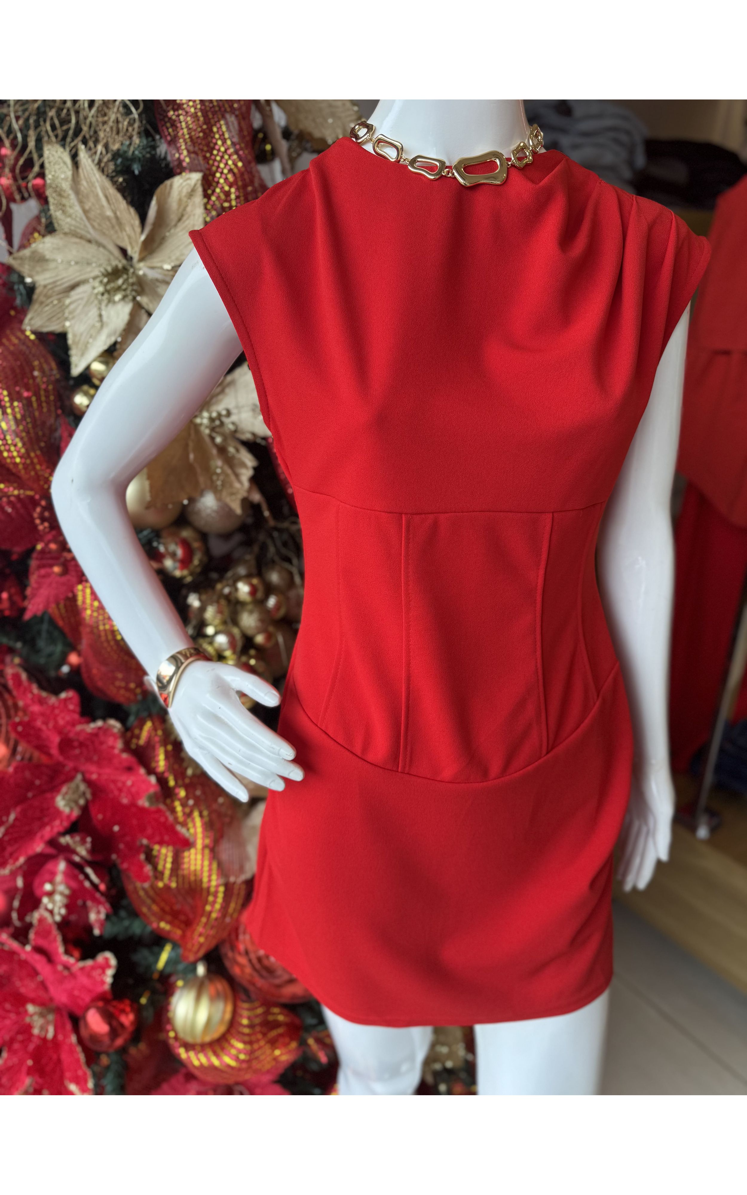 VESTIDO VERMELHO B204 SOUR CANDY - GIOVANA MODAS