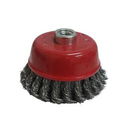 ESCOVA DE AÇO CARBONO TIPO COPO TORCIDA 75MM ROSC... - ABRASSIL