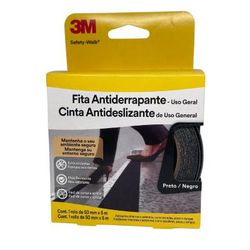Fita Antiderrapante 3M Safety-Walk®, Preta , 50 m... - ABRASSIL