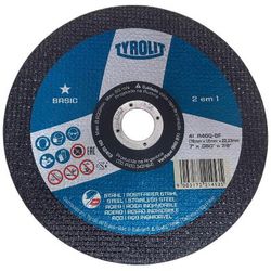 Kit 10 Discos de Corte 7 Basic 178x1,6x22,23 Aço I... - ABRASSIL