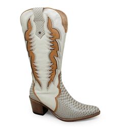 Bota Perlatto Nashville Couro Anac Off W. Caramelo... - ACANÃ