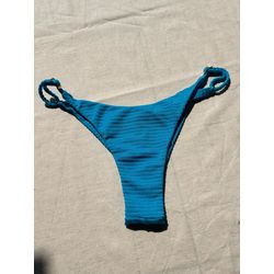 Calcinha Fixa Azul Texturizado - Ácquana