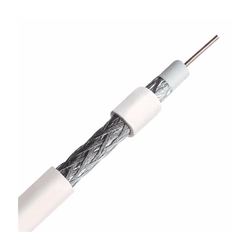 CABO COAXIAL SERIAL RG6 75OHM 60% BRANCA 300 METRO... - Acretec Distribuidora 