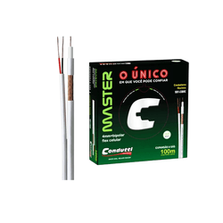 CABO COAXIAL RF 0 4 2 5 2X26AWG 100M MASTER CONDUT... - Acretec Distribuidora 