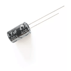 CAPACITOR ELETROLITICO RADIAL 4 7UF 400V - 00191 - Acretec Distribuidora 