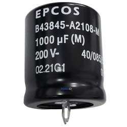 CAPACITOR ELETROLITICO 1000 UF 200V 31MM - 01291 - Acretec Distribuidora 