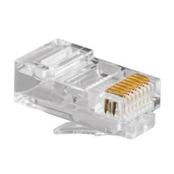 CONECTOR MACHO RJ45 CAT6 PASSANTE - 100 UND FC - 1... - Acretec Distribuidora 