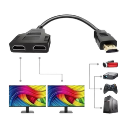 DIVISOR SPLITTER HDMI 1X2 (1 ENTRADA X 2 SAIDA PAS... - Acretec Distribuidora 