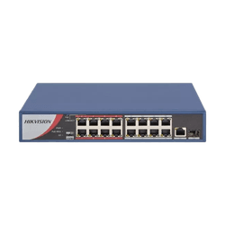 SWITCH 16 PORTAS POE 10 100 1000 DS-3E1318P EI/M H... - Acretec Distribuidora 
