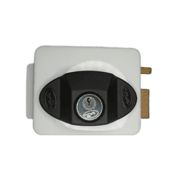 FECHADURA TRAVER 90 REVERSIVEL 12V BRANCA PPA - 10... - Acretec Distribuidora 