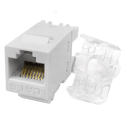 CONECTOR JACK RJ45 CAT6 DLUX - 01419 - Acretec Distribuidora 