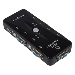 KVM SWITCH VGA 4X1 (4 ENTRADAS X 1 SAIDA) SWTEC - ... - Acretec Distribuidora 