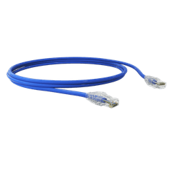 PATCH CORD AZUL 1 MT DLUX - 01274 - Acretec Distribuidora 