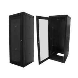 RACK PISO MODULAR 19 44UX870 ACR PRETO - 10698 - Acretec Distribuidora 