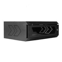 RACK HORIZONTAL 3U PRETO COM VISOR PPA - 10824 - Acretec Distribuidora 