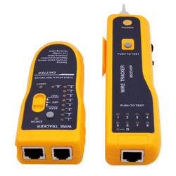 KIT TESTADOR LOCALIZADOR DE CABOS RJ11/RJ45 - 0072 - Acretec Distribuidora 