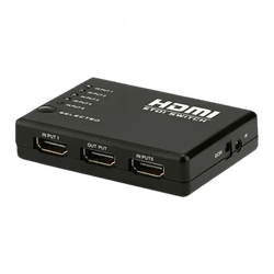 SWITCH HDMI 1X5 FULL AHD 1080P - 00933 - Acretec Distribuidora 