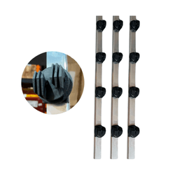 TUBO DE 1M COM 6 ISOLADORES W 23X23 CONFISEG - 104... - Acretec Distribuidora 