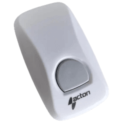 BOTOEIRA 1 BOTÃO SEM FIO 433MHZ ACTON - 00117 - Acretec Distribuidora 