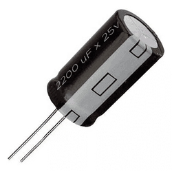 CAPACITOR ELETROLITICO 2200 25V - 00187 - Acretec Distribuidora 