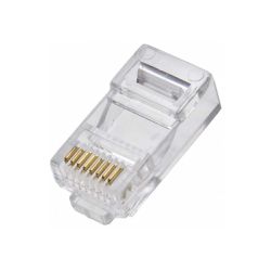 CONECTOR MACHO RJ 45 CAT 5E - 00333 - Acretec Distribuidora 