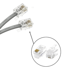 CONECTOR RJ9 - 00342 - Acretec Distribuidora 