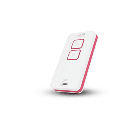 CONTROLE REMOTO PPA ZAP 2B BRANCO - ROSA - 00374 - Acretec Distribuidora 