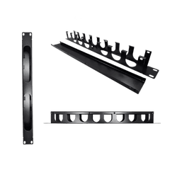 GUIA DE CABO 1U PRETO - 00653 - Acretec Distribuidora 