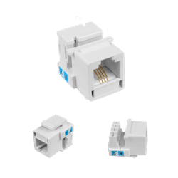 JACK CAT3 RJ11 FEMEA 6X4 - 00708 - Acretec Distribuidora 