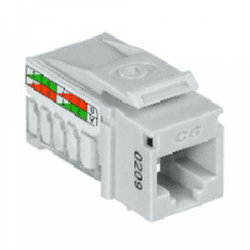 JACK RJ45 CAT6 SOHOPLUS BRANCO - 00713 - Acretec Distribuidora 