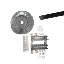 KIT PEGA VIDRO ANODIZADO PRETO - 10116 - Acretec Distribuidora 