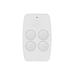 CONTROLE REMOTO CR4T DUO+ BRANCO JFL - 10397 - Acretec Distribuidora 