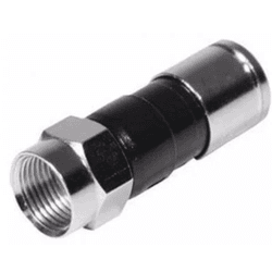 CONECTOR RG6 COMPRESSAO - 00339 - Acretec Distribuidora 