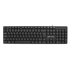 TECLADO C3TECH USB 2.0 COM FIO MULTIMIDIA KB-M10BK... - Acretec Distribuidora 