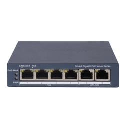 DS-3E1506P EI/M SWITCH 4 PORTAS POE + 2 PORTAS UPL... - Acretec Distribuidora 