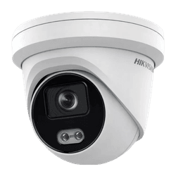 CAMERA DOME IP 4MP COLORVU ACUSENSE COM LED BRANCO... - Acretec Distribuidora 