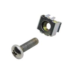 KIT PORCA GAIOLA M5 MAIS PARAFUSO NIQUELADO - GFOR... - Acretec Distribuidora 