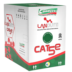 CABO UTP 24AWGX4P CAT.5E - METRO - CONDUTTI - 1145 - Acretec Distribuidora 