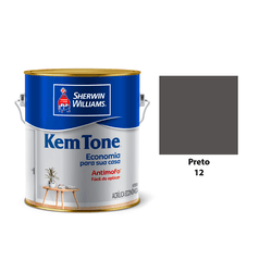 KEM TONE FOSCO PRETO 3,6L - Acroncolor