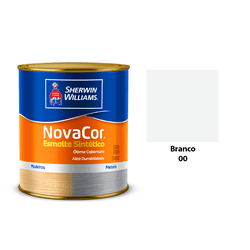 ESMALTE NOVACOR ACETINADO BRANCO 900ML - Acroncolor